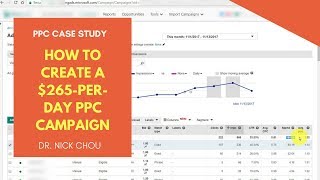 PPC Case Study: How to Create a $265/day PPC Campaign with a 591% ROI