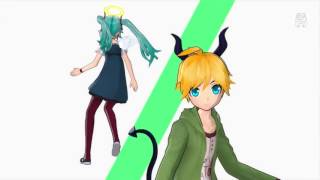 Hatsune Miku X Kagamine Len ura Omote Lovers ( tow  faced lovers)