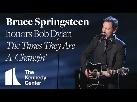 The Times They Are A-Changin' (Bob Dylan Tribute) - Bruce Springsteen - 1997 Kennedy Center Honors