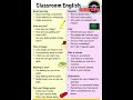 Classroom English Language For Students 100 Classroom Phrases English Phrases Classroom Shorts