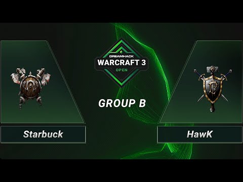 WC3 - Starbuck vs. HawK - Group B - DreamHack WarCraft 3 Open: Winter 2021 - EU