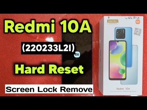 Redmi 10A Hard Reset | Mi Redmi 10A (220233L2I) Pattern, Pin Lock Remove Easy Solution | Redmi 10A