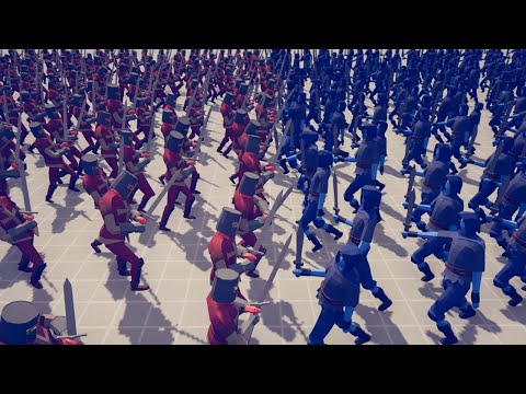 250x SQUIRES vs 250x THIEFS - Totally Accurate Battle Simulator