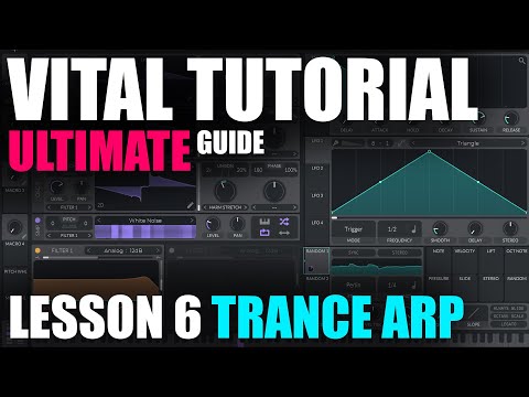 Learn Vital Synth VST - Trance Arp Riff