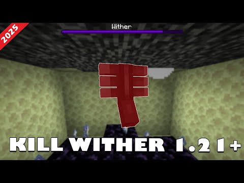 How to Kill WITHER in Minecraft 1.21+ | WITHER TRAP (Bedrock/Java)
