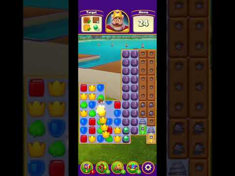 Royal Match Level 1579 Super Hard Level with Butler's Gift Gameplay Walkthrough