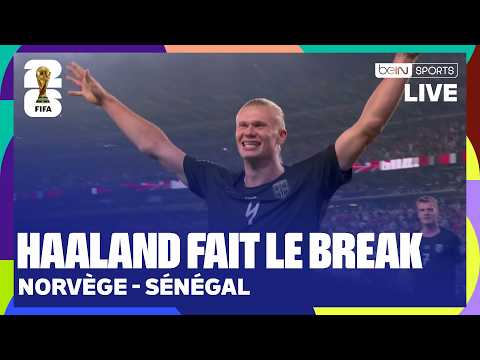 LIVE – HAALAND fait le break pour la NORVÈGE face au SÉNÉGAL !