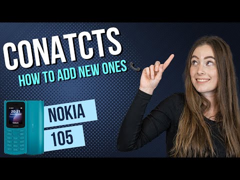Nokia 105 - How to add contacts • 📱 • 👤 • Tutorial