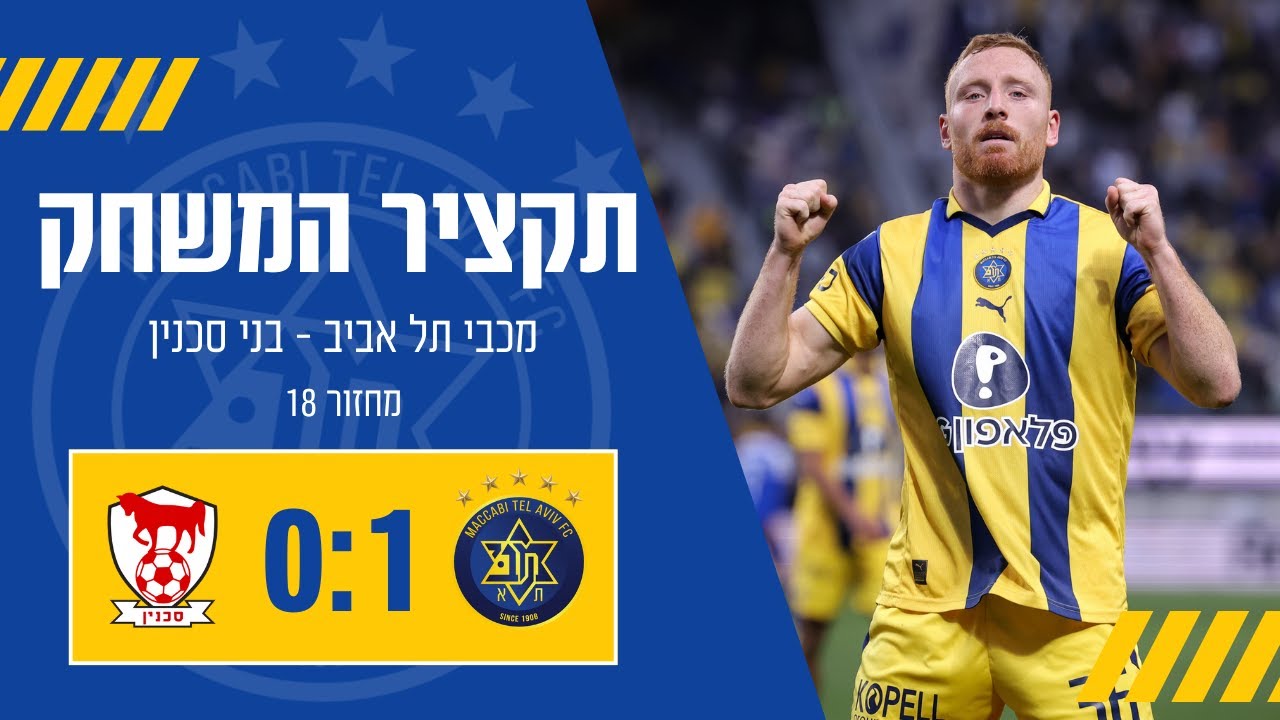 מכבי תל אביב - בני סכנין | מחזור 18 | ליגת העל