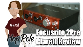 Video thumbnail for Focusrite Clarett 2Pre Review & In-depth demo - Quality Thunderbolt interface w/ Macbook Pro by Adam Steel