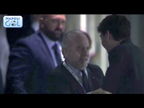 SuperCoppa Juve-Napoli 7-8: DeLaurentiis e Agnelli, gesto di fairplay