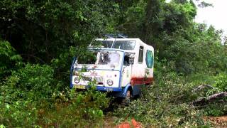Real wages of fear - across Amazon rainforest with Tatra 805 truck