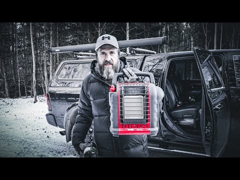 Testing a Mr. Heater Portable Buddy in my Truck Cap Camper