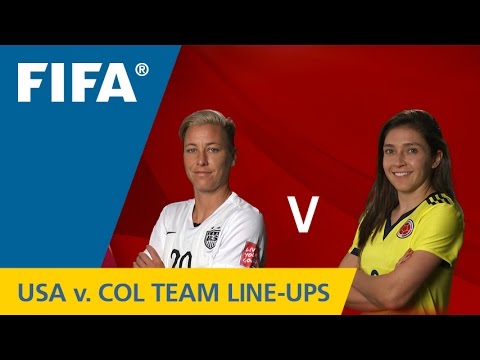 USA v. Colombia - Team Lineups EXCLUSIVE