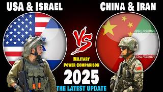 USA & Israel vs Iran & China Military Power Comparison 2025 | China & Iran vs USA & Israel