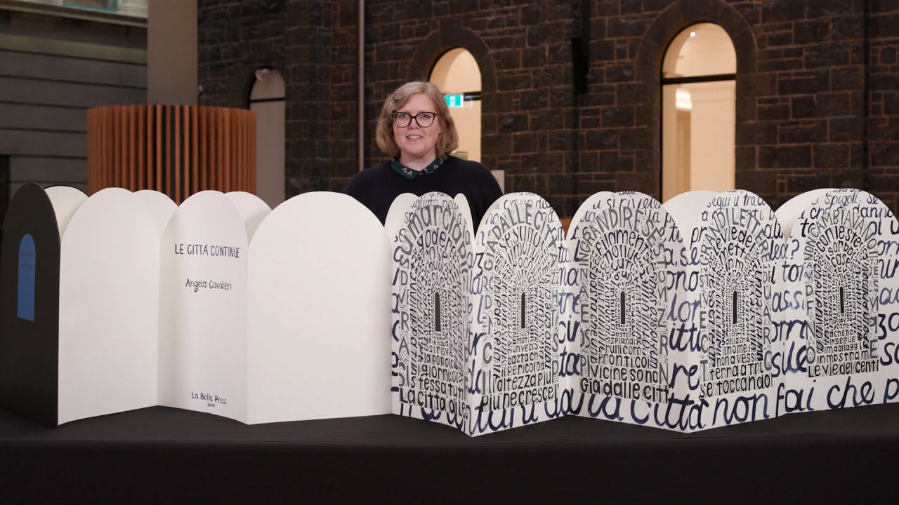 Rare Book Club | unfolding metres of concertina artist book