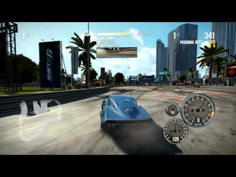 NFS Shift 2 Unleashed Drift Gameplay Works Corvette Stingray on Miami Park Drift
