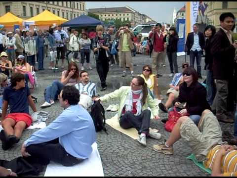 Flashmob am Odeonsplatz - München - Munich - Sommerfeeling - 20.06.2009