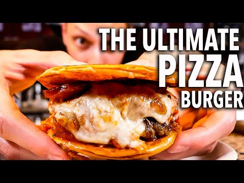 The ULTIMATE Pizza Burger Recipe