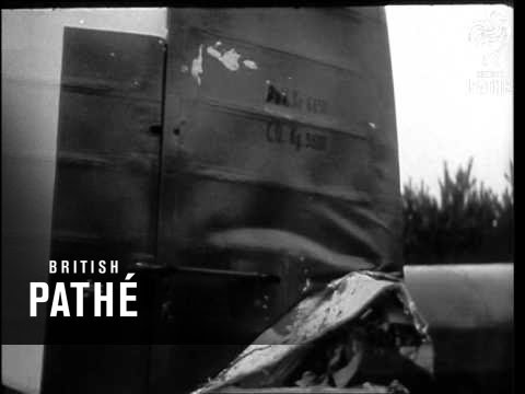 Italian Bomber Shot Down (1940)