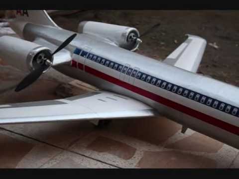 RC MD 80/DC 9  scratch build  & test flying