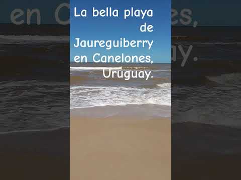 Playa de Jaureguiberry en Canelones, Uruguay.