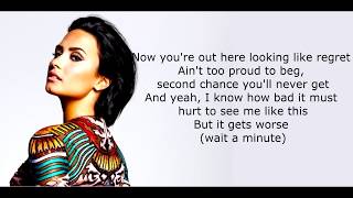 Demi Lovato - Sorry Not Sorry [LYRIC VIDEO]