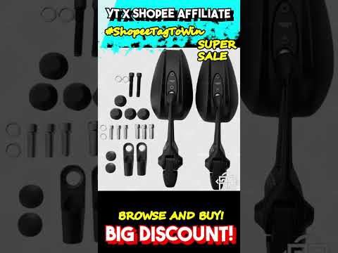 Motorcycle Side Mirror V2 Universal Street | #shopeetagtowin #ShopeeTagToWin