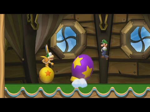 New Super Luigi U - 100% Walkthrough - World 1 Acorn Plains