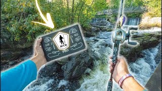 INTENSE MYSTERY LURE CHALLENGE! (Pond &amp; Creek Fishing MTB SLAM!)