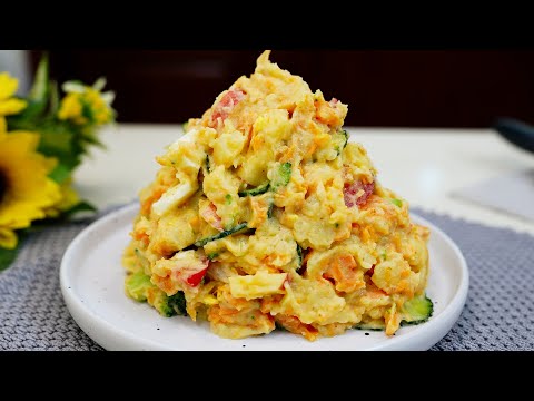 You must have never eaten this volcanic mashed potato, adding vegetable vitamins and protein, it is