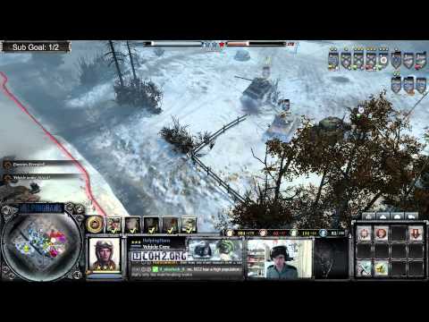 CoH2 - Fury Shermans Base Rush