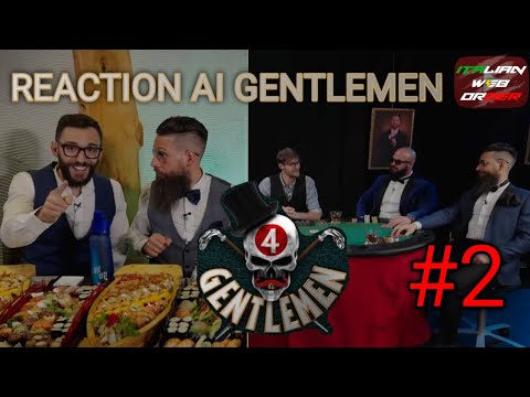 🍣🃏 REACTION AI 4 GENTLEMEN 2022 #2: 500 SUSHI CHALLENGE E P0K3R 🃏🍣 by TheItalianWebOrder