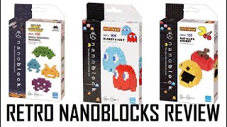 Pac-Man and Space Invaders Nanoblocks - Review & Build