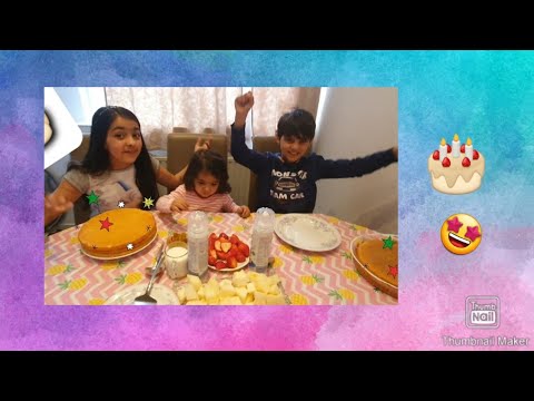 Nabiha und Faruk Backen kuchen🎂🎂