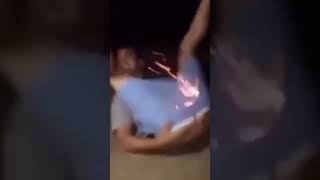 ケツ花火w