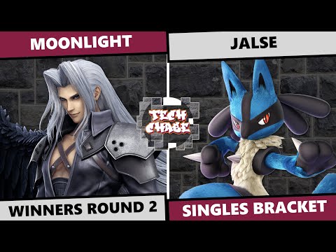 Tech Chase 12: Winners Round 2 - moonlight (Sephiroth) Vs Jalse (Wolf, Lucario) SSBU Singles
