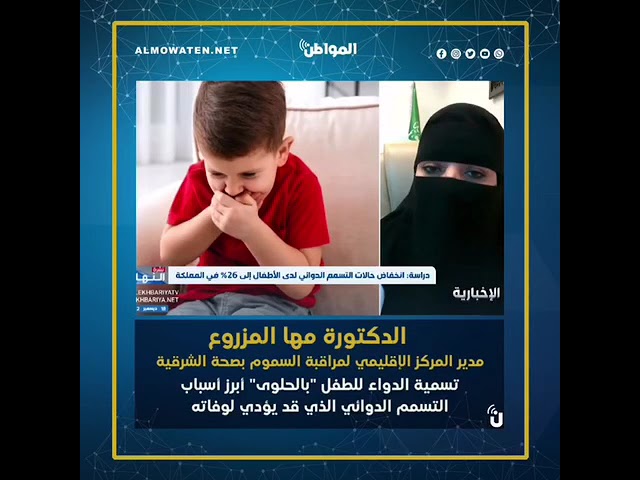 مها المزروع : تسمية الدواء للطفل بالحلوى أبرز أسباب التسمم