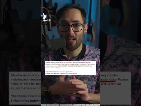 Pop Music vs Classical Music