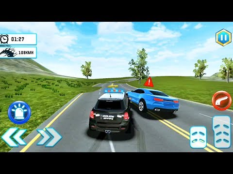 Real Police Car Chase Robot Transforming - Android Gameplay FHD