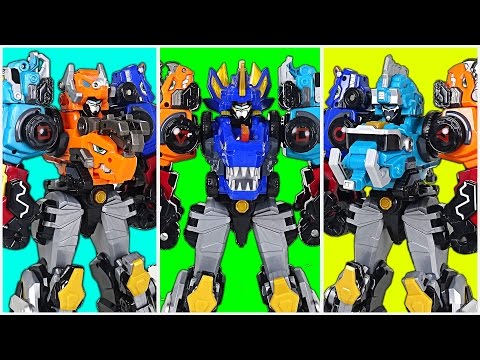5 unit combine master! DinoCore S02 - Part 3 - Ultra D Saber, Ultra D Buster Master - DuDuPopTOY