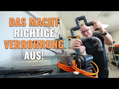 Die richtige VERROHRUNG für dein AQUARIUM! Alex zeigt dir worauf es ankommt!
