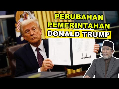 Perubahan Pemerintahan Donald Trump Sebagai Presiden Amerika Syarikat ke-47! | Dato' Dr. Danial
