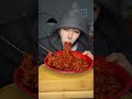 SPICY NOODLES FINISHED IN A GO MUKBANG ASMR EATING Mukbang Shorts Food Eating Asmr