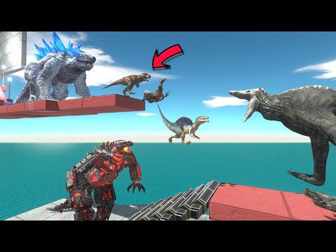 The Deadly Trap Bridge | Who Will Survive? - Animal Revolt Battle Simulator