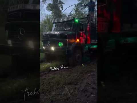 Mercedes Benz por las trochas de Aragua Santander #trucks #automobile #truckesvlogs #trucking