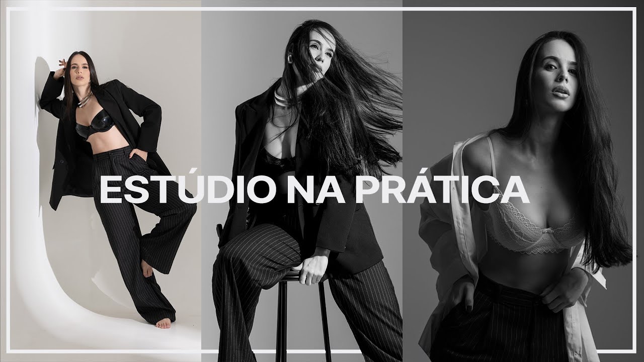 Estúdio na prática! Vários SETUPS de ILUMINAÇÃO!
