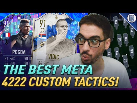 THE BEST META 4222 FORMATION & CUSTOM TACTICS FOR FIFA 23 ULTIMATE TEAM