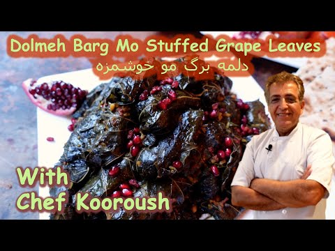 Dolmeh Barg Mo I Iranian Stuffed Grape Leaves I دلمه برگ مو I The Cooking Show