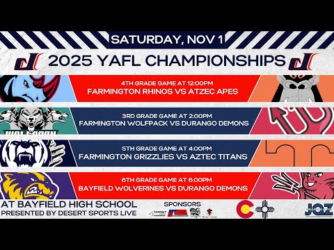 (5th Grade) FARMINGTON GRIZZLIES vs. AZTEC TITANS